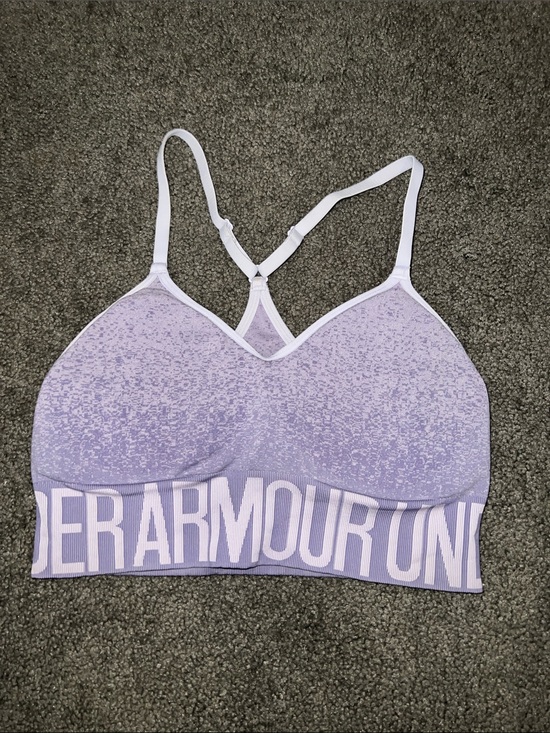 Under Armour Tops - Under Armour Lavender Seamless Racerback Crop Top